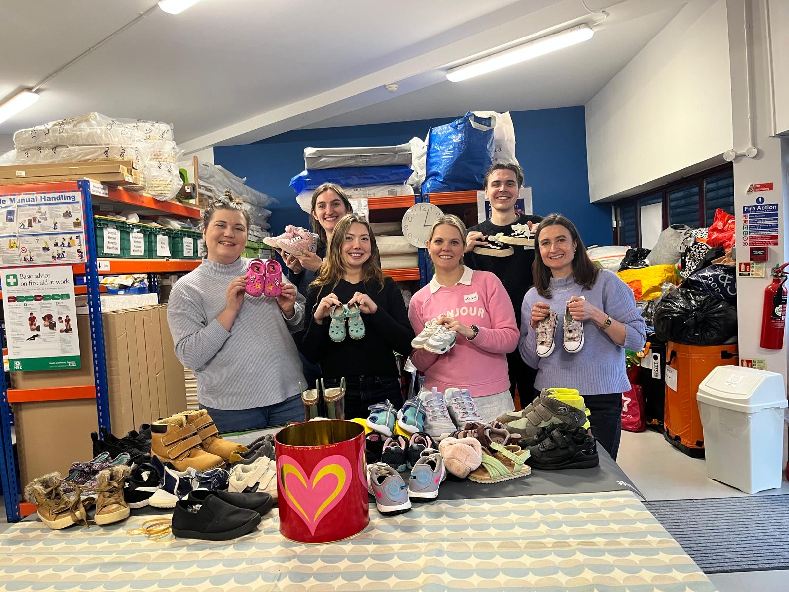 The Childhood Trust's staff volunteering at MammaKind