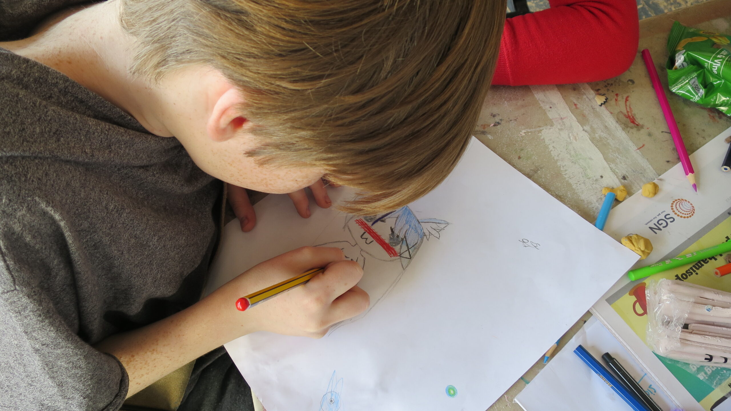 Child drawing