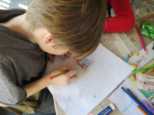 Child drawing