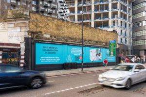 The Childhood Trust's Transforming Spaces mural in Shoreditch